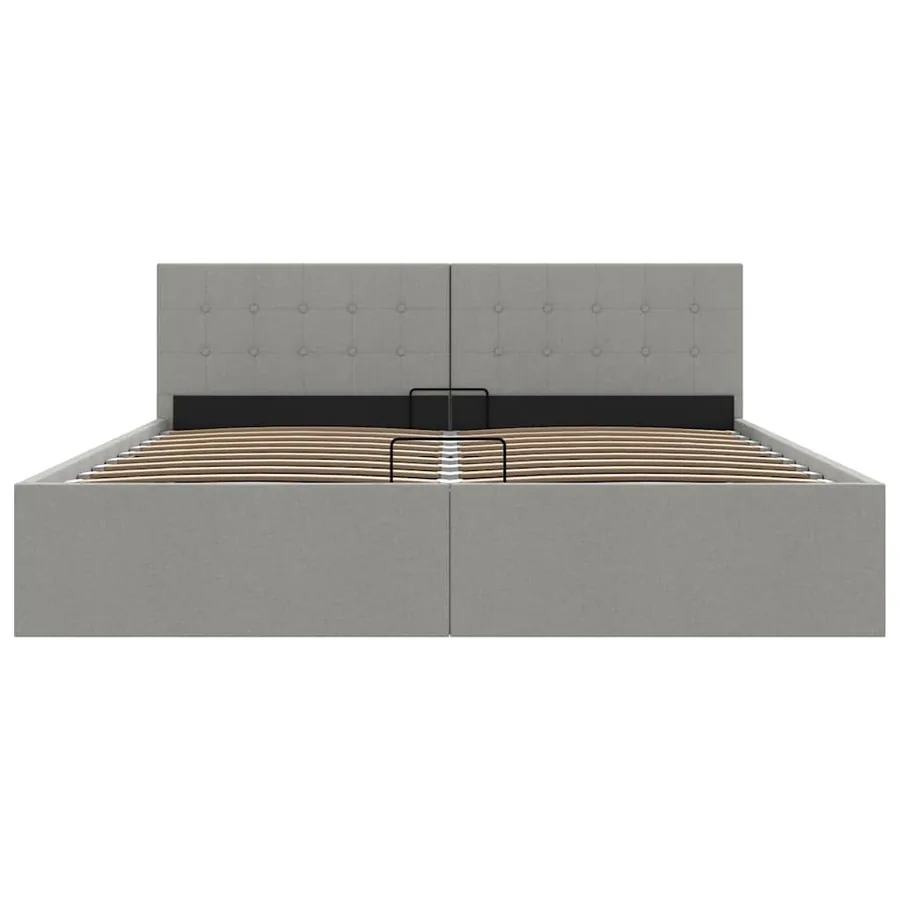 Cadre de lit à rangement hydraulique sans matelas 160x200 cm - 5