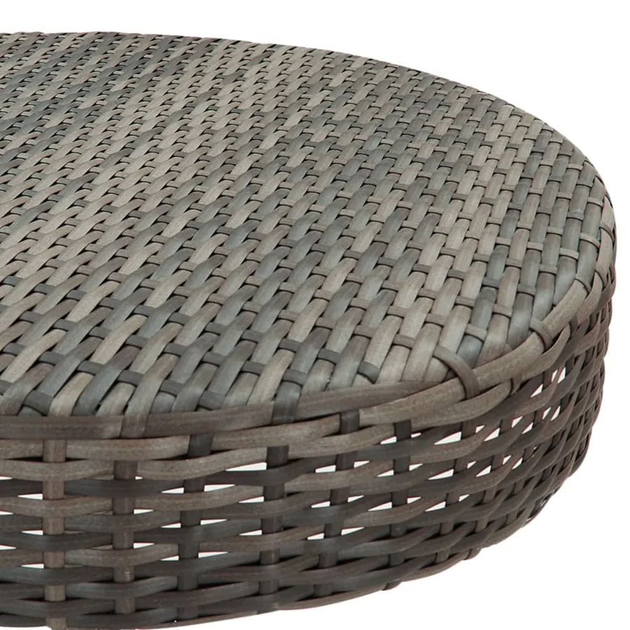 Ensemble de bar de jardin 3 pcs et coussins gris résine tressée - 7