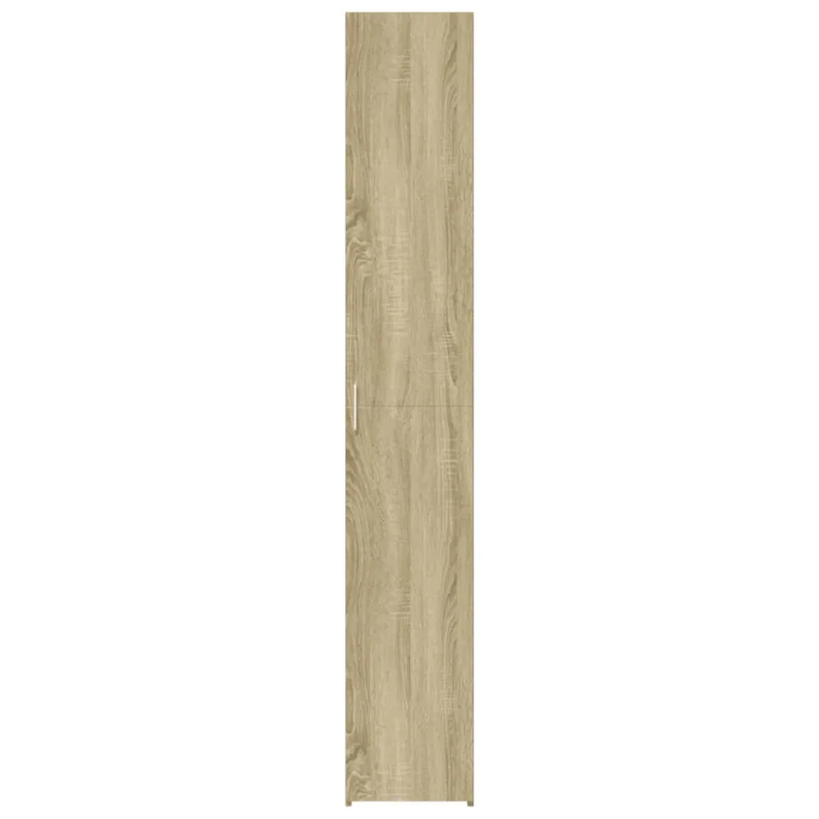 Buffet haut chêne sonoma 30x42,5x185 cm bois d'ingénierie - 3