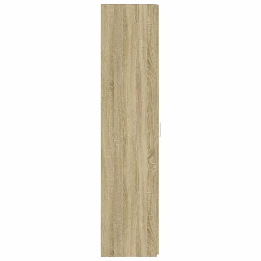 Buffet haut chêne sonoma 30x42,5x185 cm bois d'ingénierie - 5