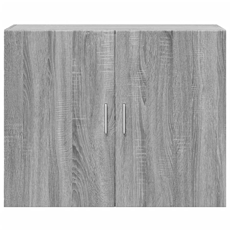 Armoire murale sonoma gris 80x42,5x64 cm bois d'ingénierie - 4