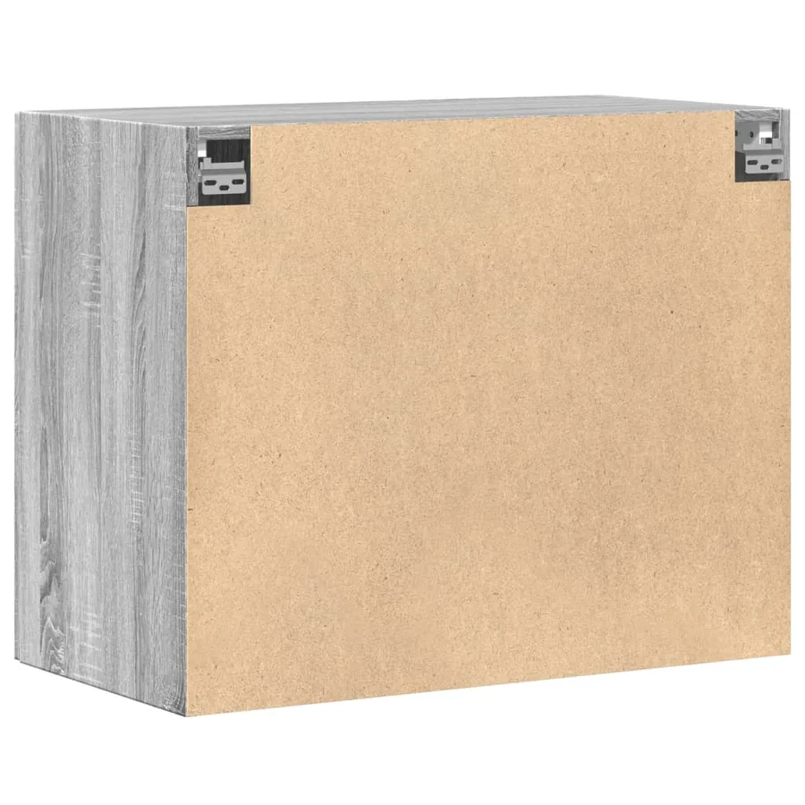 Armoire murale sonoma gris 80x42,5x64 cm bois d'ingénierie - 6