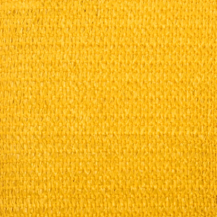 Voile d'ombrage 160 g/m² rectangulaire jaune 6x8 m PEHD - 9