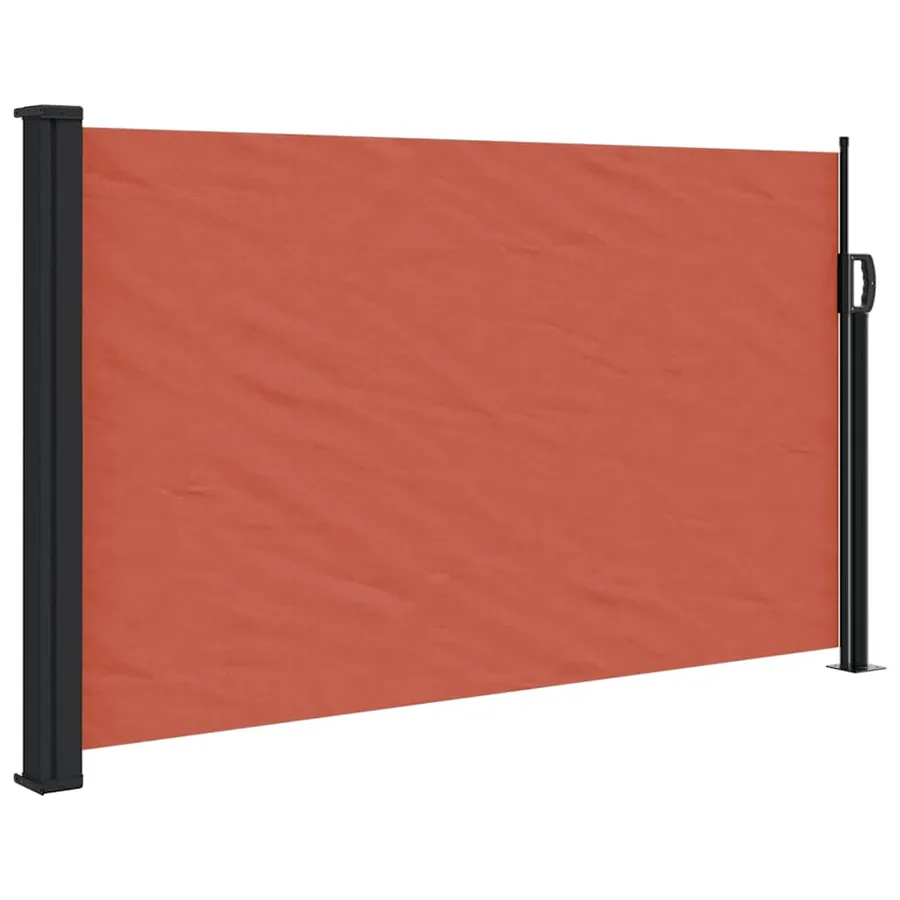 Auvent latéral rétractable terre cuite 120x600 cm - 2