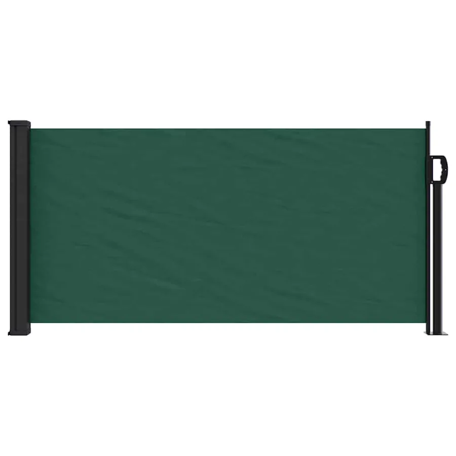 Auvent latéral rétractable vert foncé 100x500 cm - 3