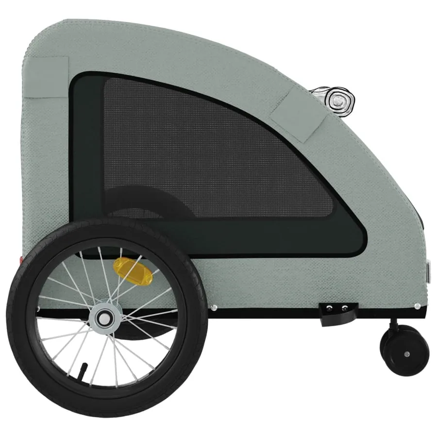 Remorque de vélo pour animaux de compagnie gris - 7