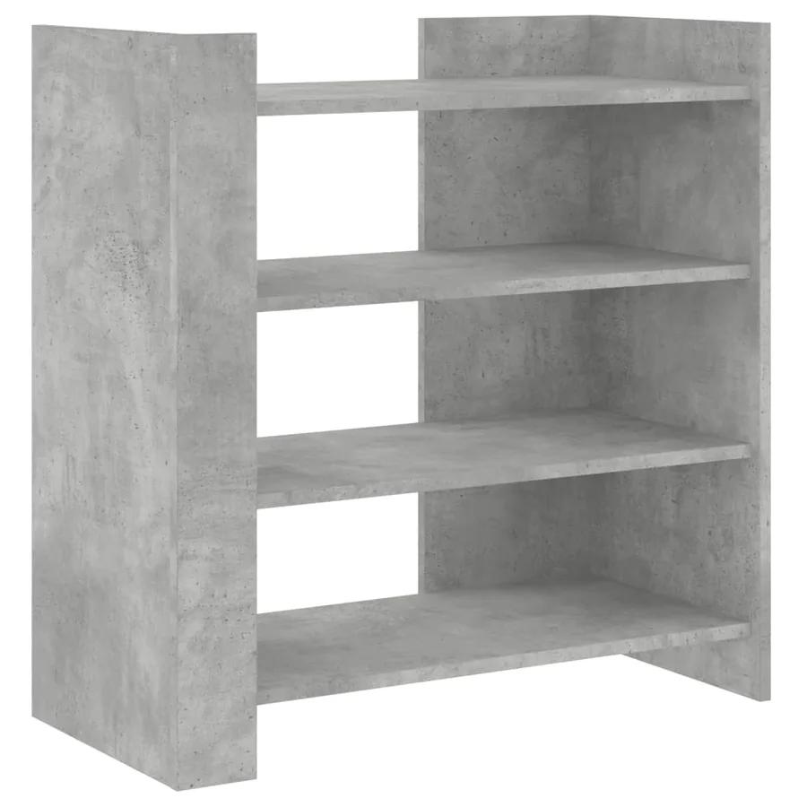 Buffet gris béton 73,5x35x75 cm bois d'ingénierie - 2