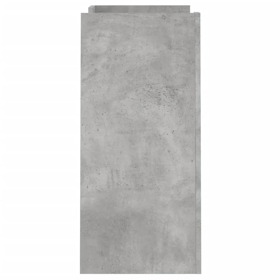 Buffet gris béton 73,5x35x75 cm bois d'ingénierie - 5