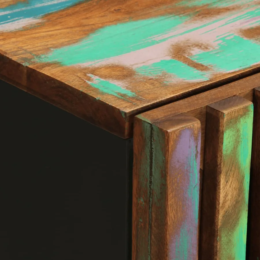Buffet 60x34x75 cm bois d'acacia massif - 7