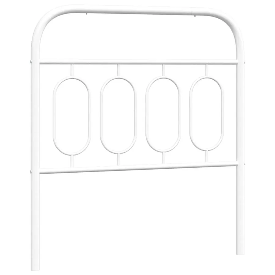 Tête de lit de remplacement métal blanc 90 cm - 2