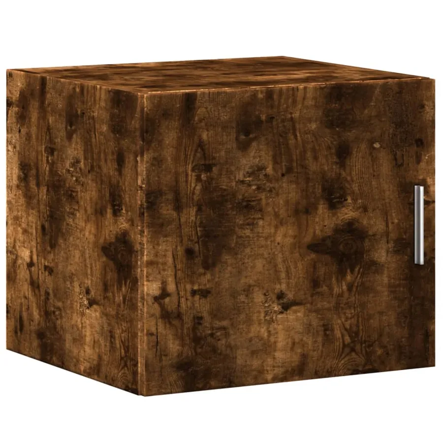 Armoire de rangement mince chêne fumé 45x42,5x225 cm - 5