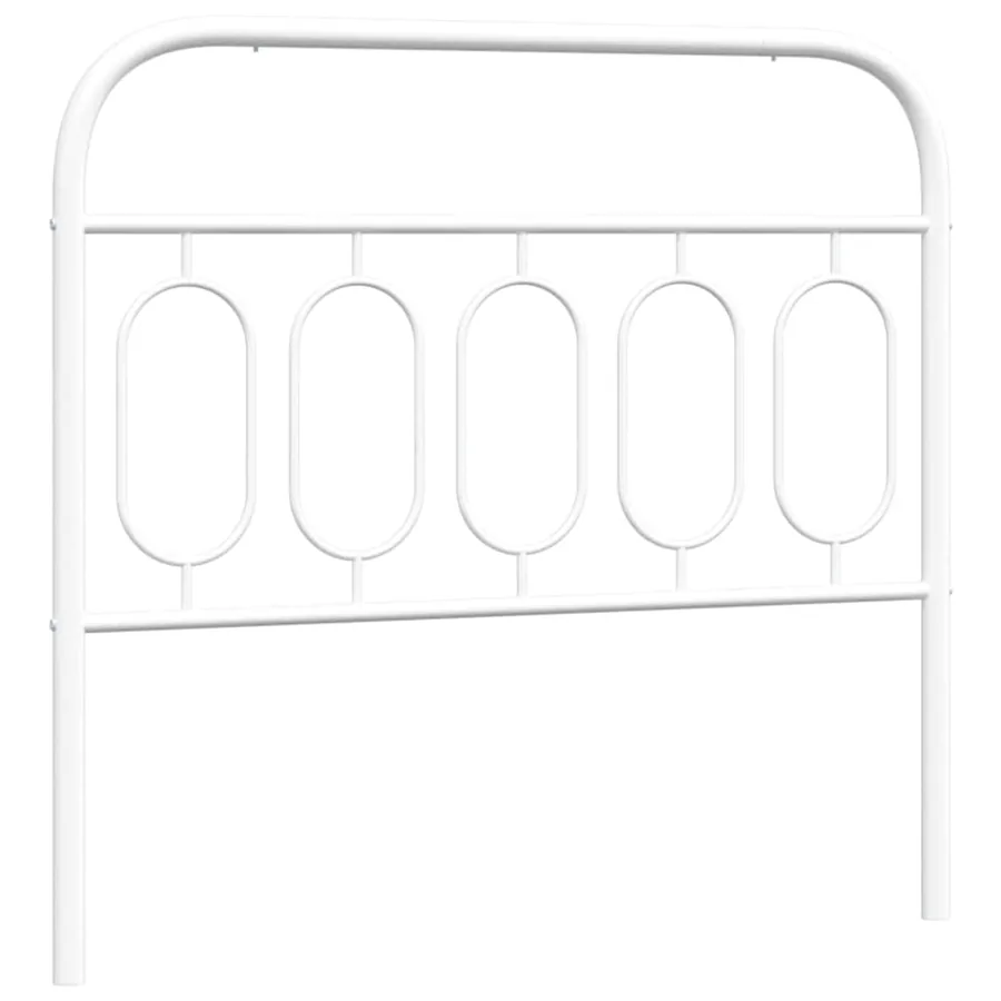 Tête de lit de remplacement métal blanc 100 cm - 2