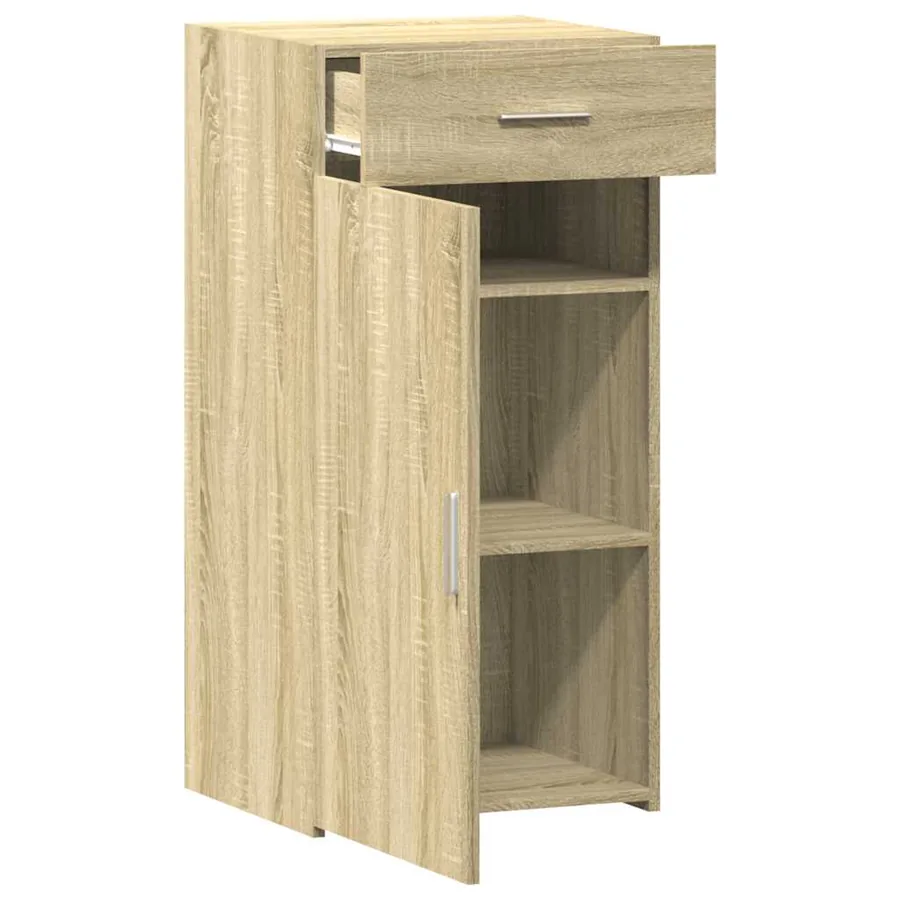 Buffet chêne sonoma 45x42,5x93 cm bois d'ingénierie - 8