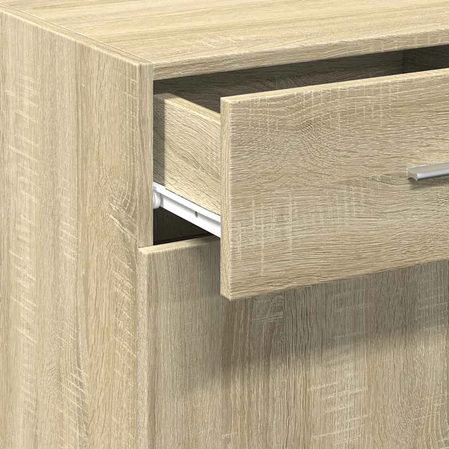 Buffet chêne sonoma 45x42,5x93 cm bois d'ingénierie - 9