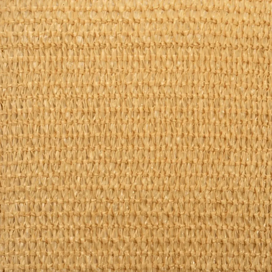 Voile d'ombrage 160 g/m² rectangulaire sable 4x7 m PEHD - 9