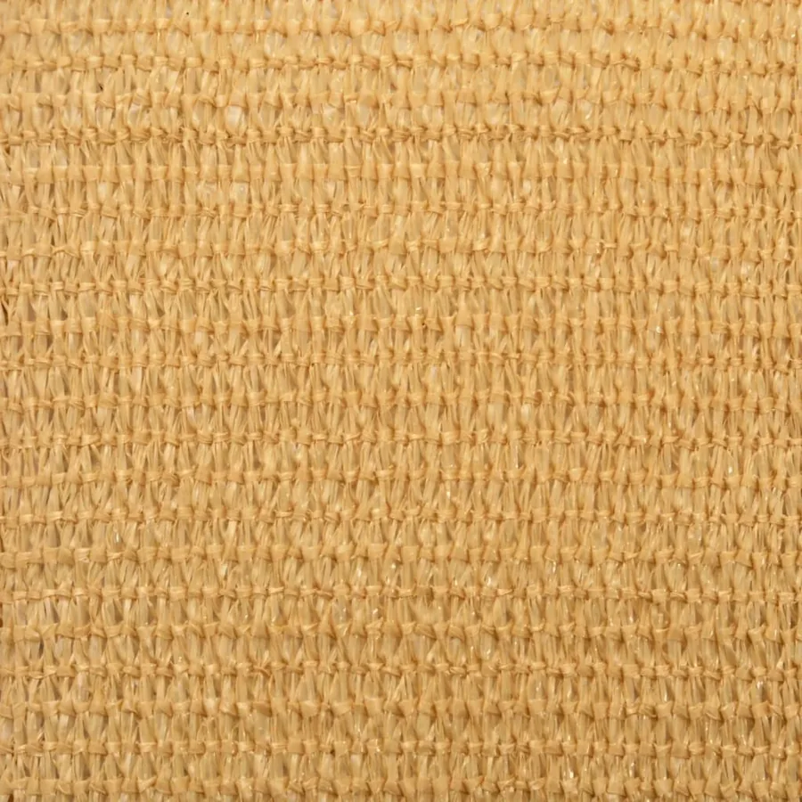 Voile d'ombrage 160 g/m² rectangulaire sable 2x4,5 m PEHD - 9