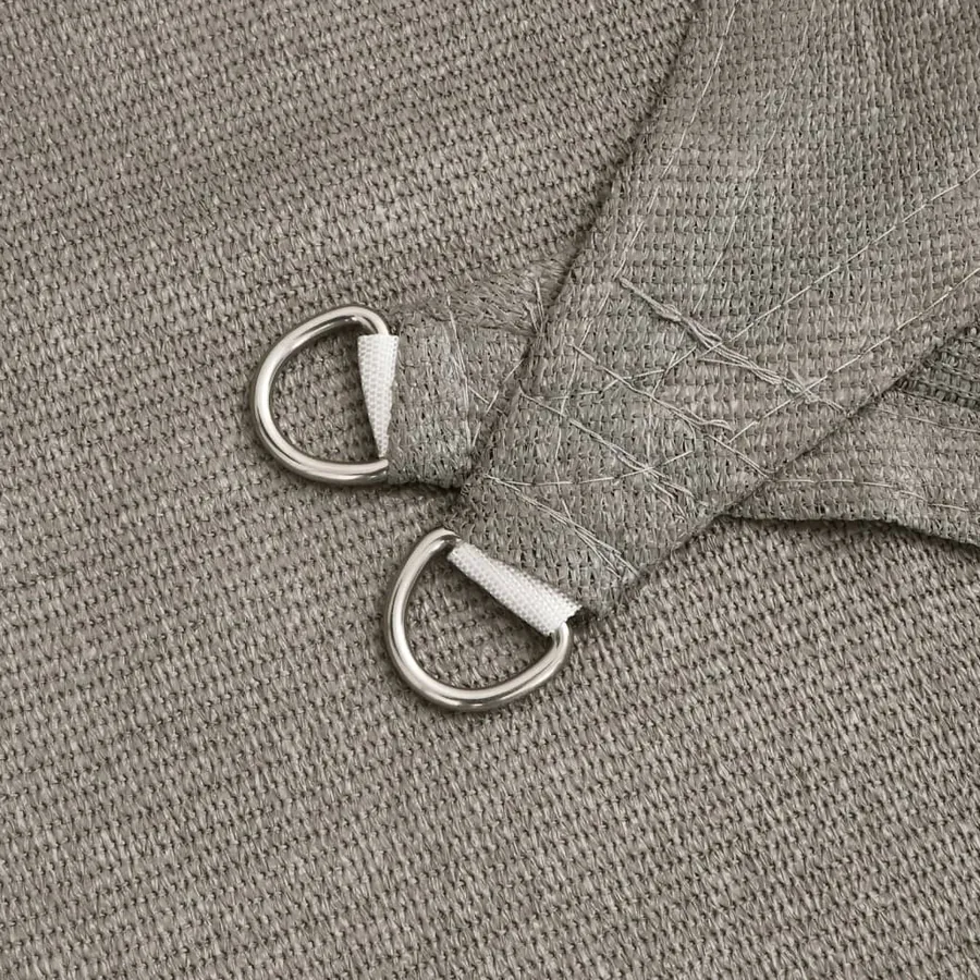 Voile d'ombrage 160 g/m² rectangulaire gris clair 5x8 m PEHD - 5