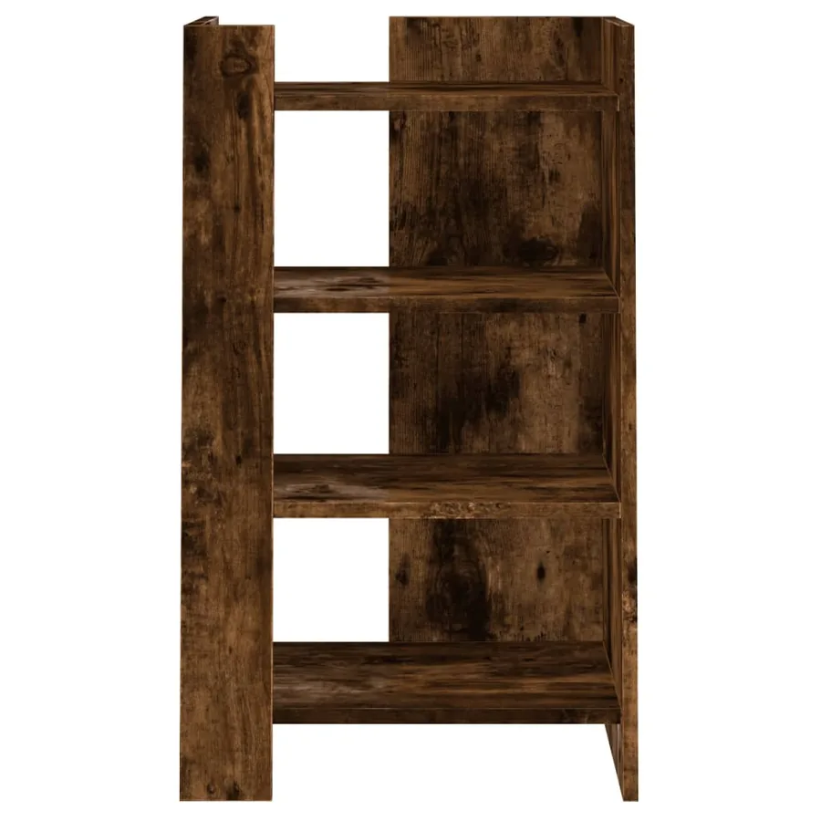 Buffet chêne fumé 45x35x75 cm bois d'ingénierie - 4