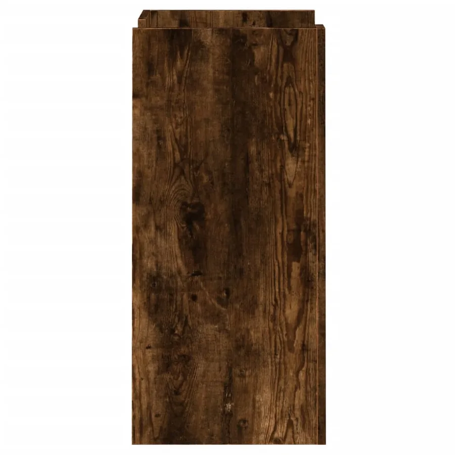Buffet chêne fumé 45x35x75 cm bois d'ingénierie - 5