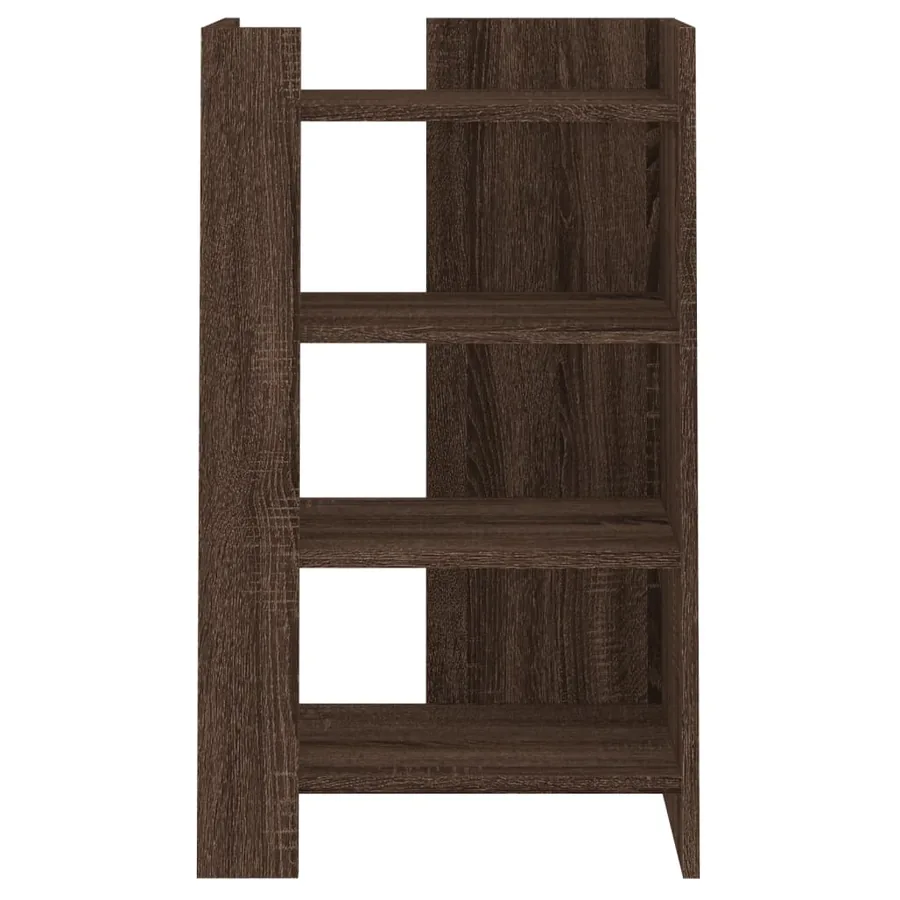 Buffet chêne marron 45x35x75 cm bois d'ingénierie - 4