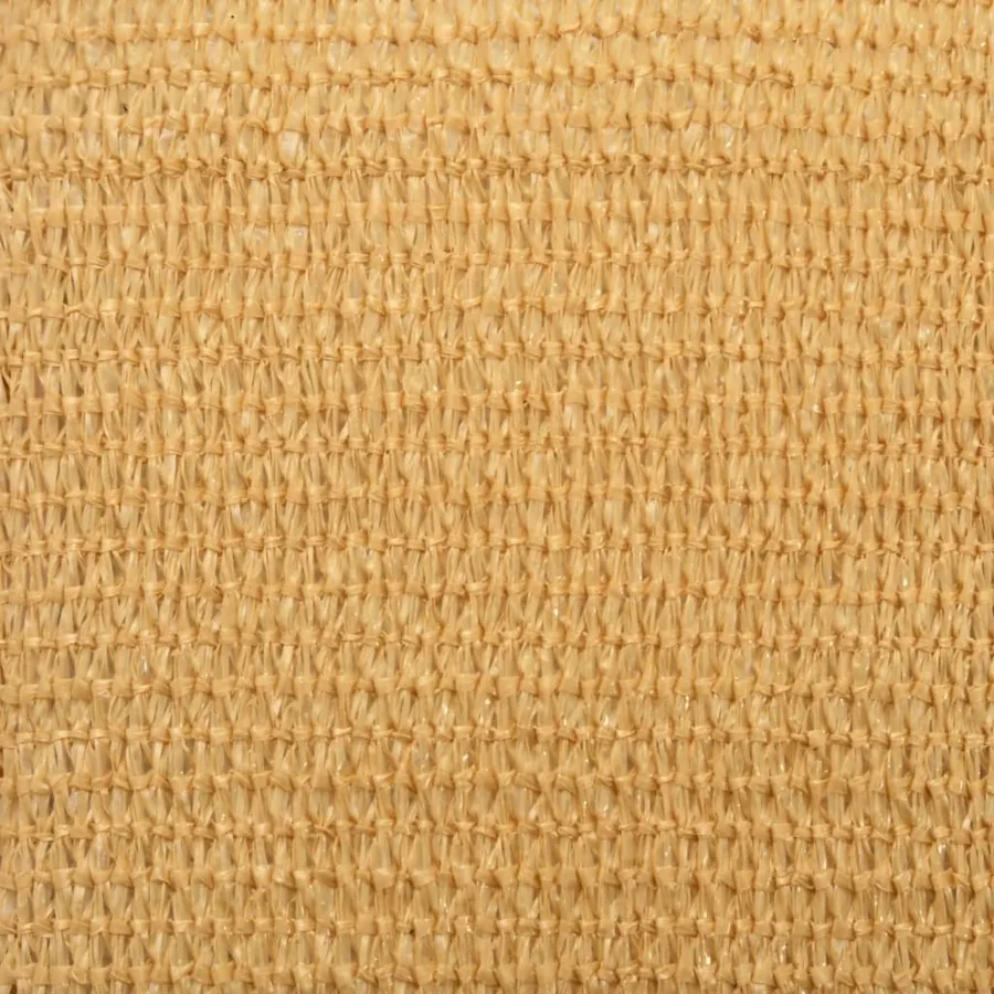 Voile d'ombrage 160 g/m² rectangulaire sable 3x4 m PEHD - 9