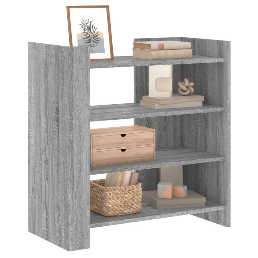 Buffet sonoma gris 73,5x35x75 cm bois d'ingénierie - 3