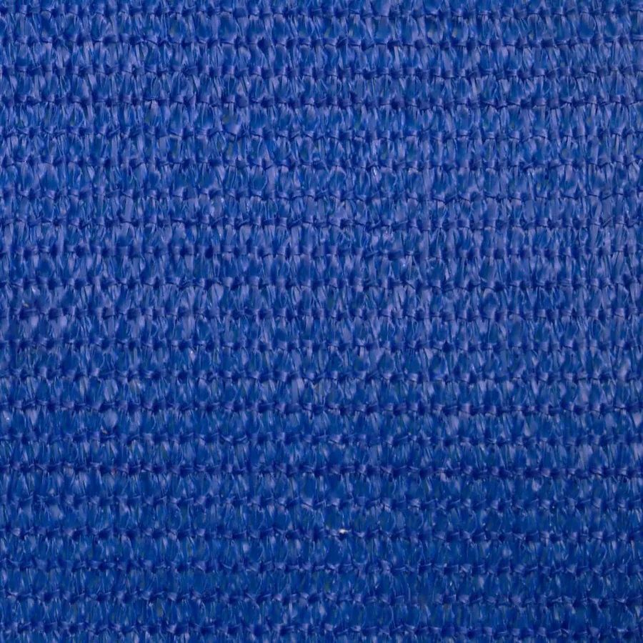 Voile d'ombrage 160 g/m² carré bleu 5x5 m PEHD - 9