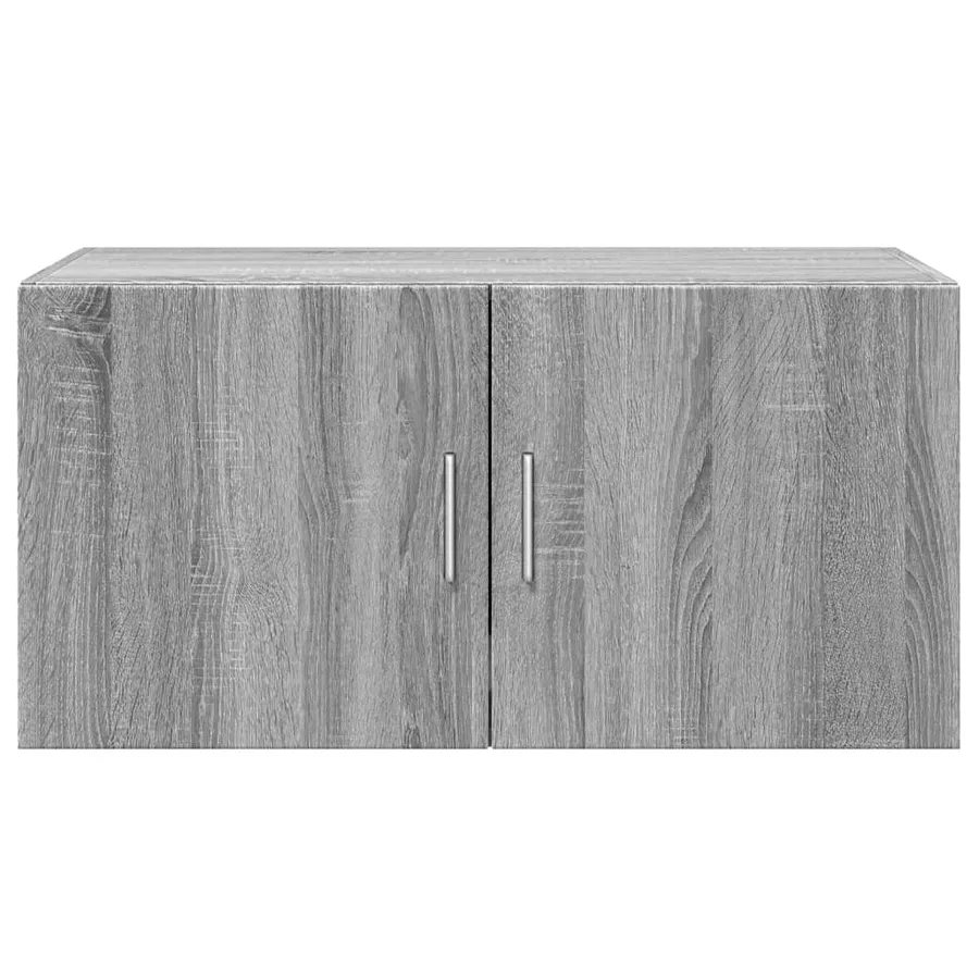 Armoire murale sonoma gris 80x42,5x40 cm bois d'ingénierie - 4