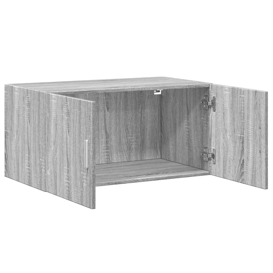 Armoire murale sonoma gris 80x42,5x40 cm bois d'ingénierie - 7