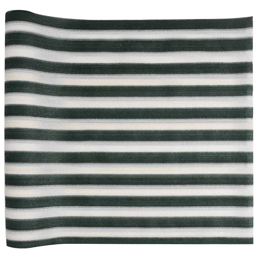 Filet brise-vue vert et blanc 1,8x25 m PEHD 195 g/m² - 2