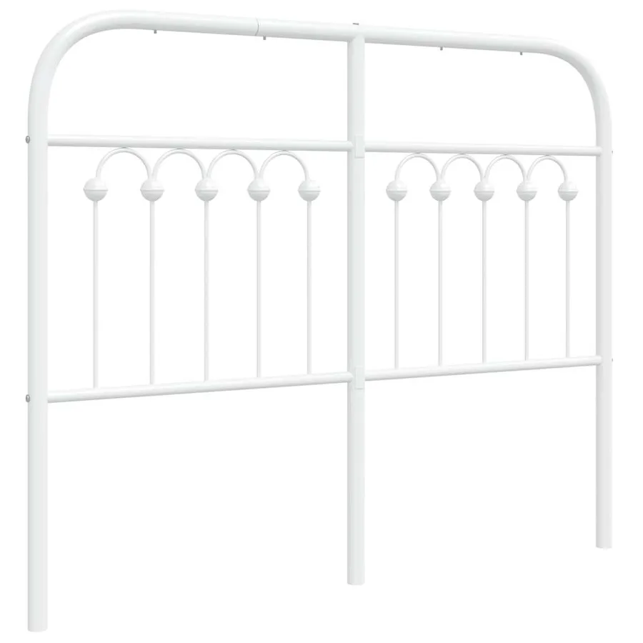 Tête de lit de remplacement métal blanc 120 cm - 2