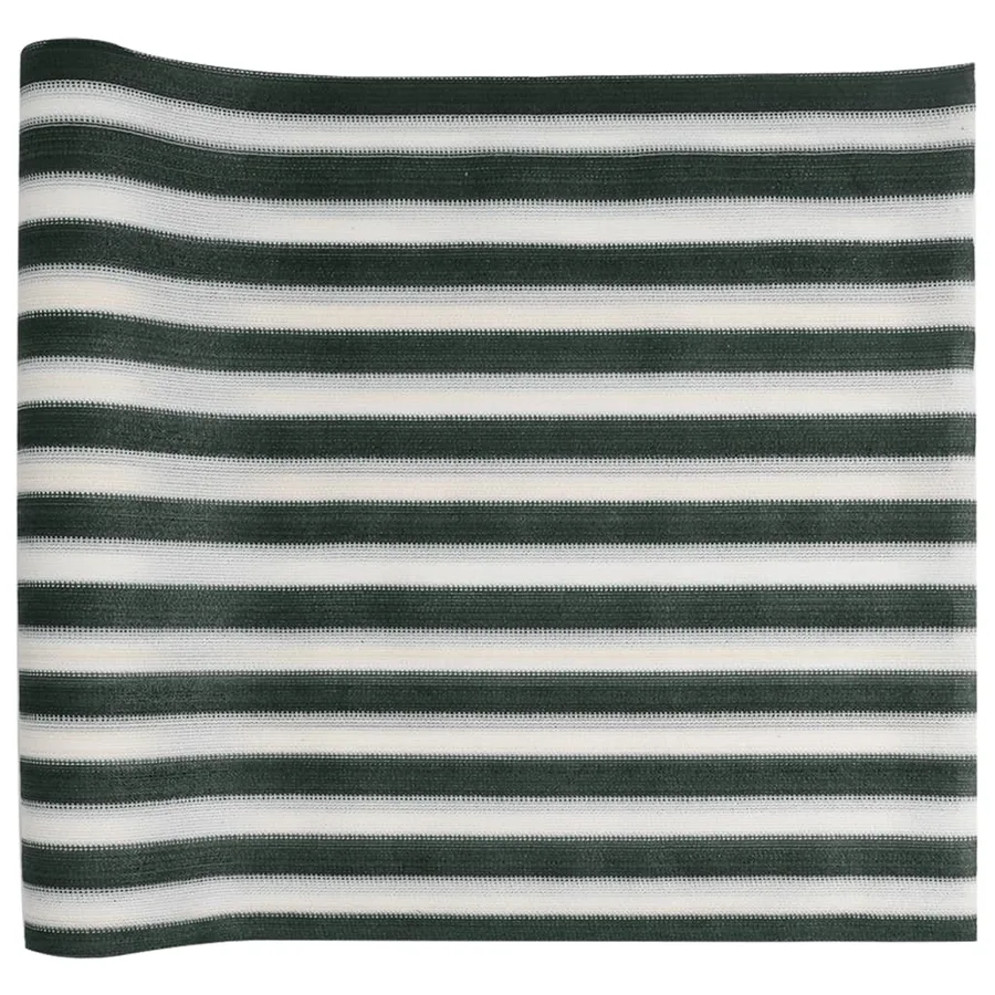 Filet brise-vue vert et blanc 1,8x50 m PEHD 75 g/m² - 2
