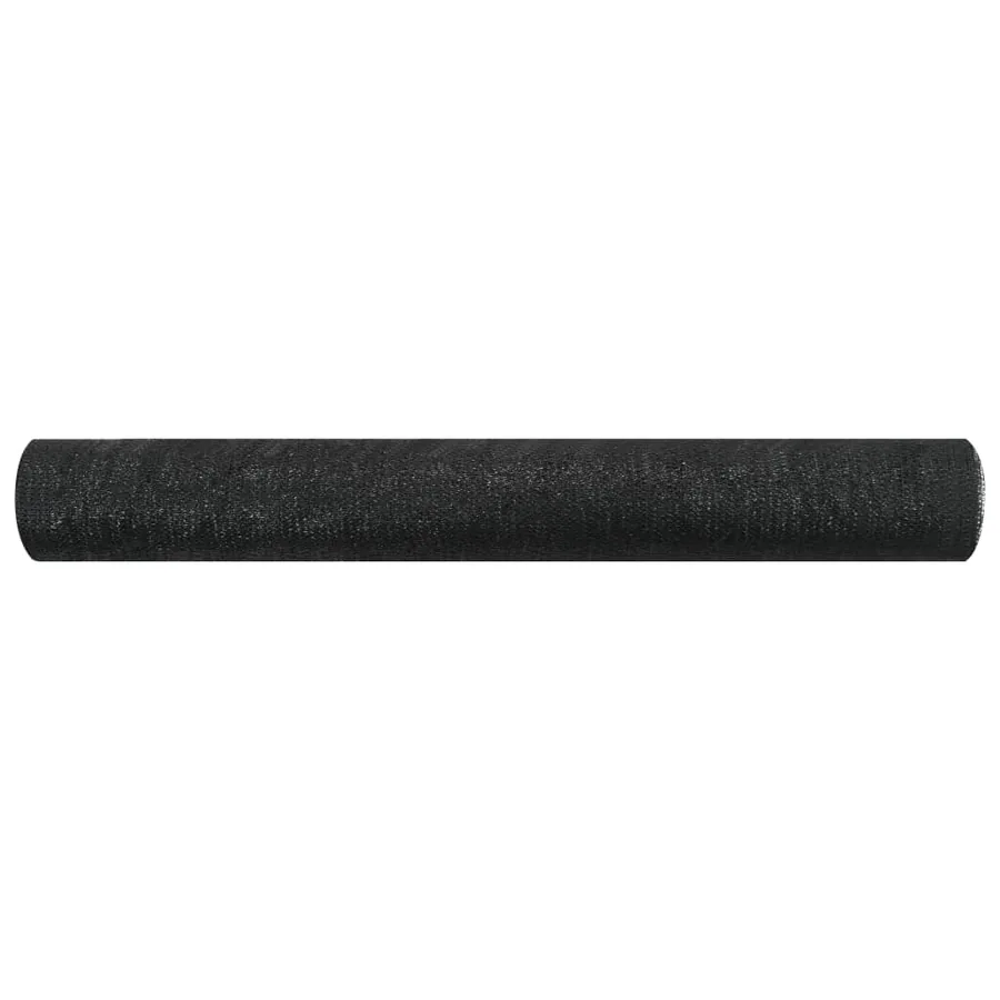 Filet brise-vue Noir 2x50 m PEHD 75 g/m² - 2