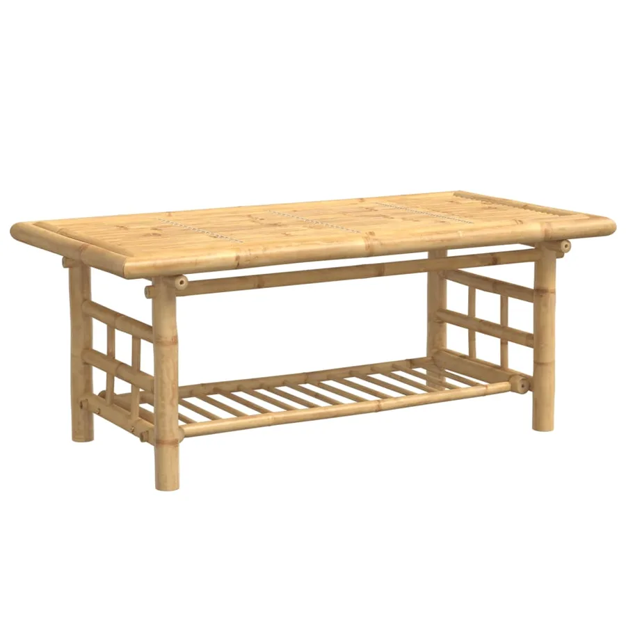 Table basse 110x55x45 cm bambou - 2