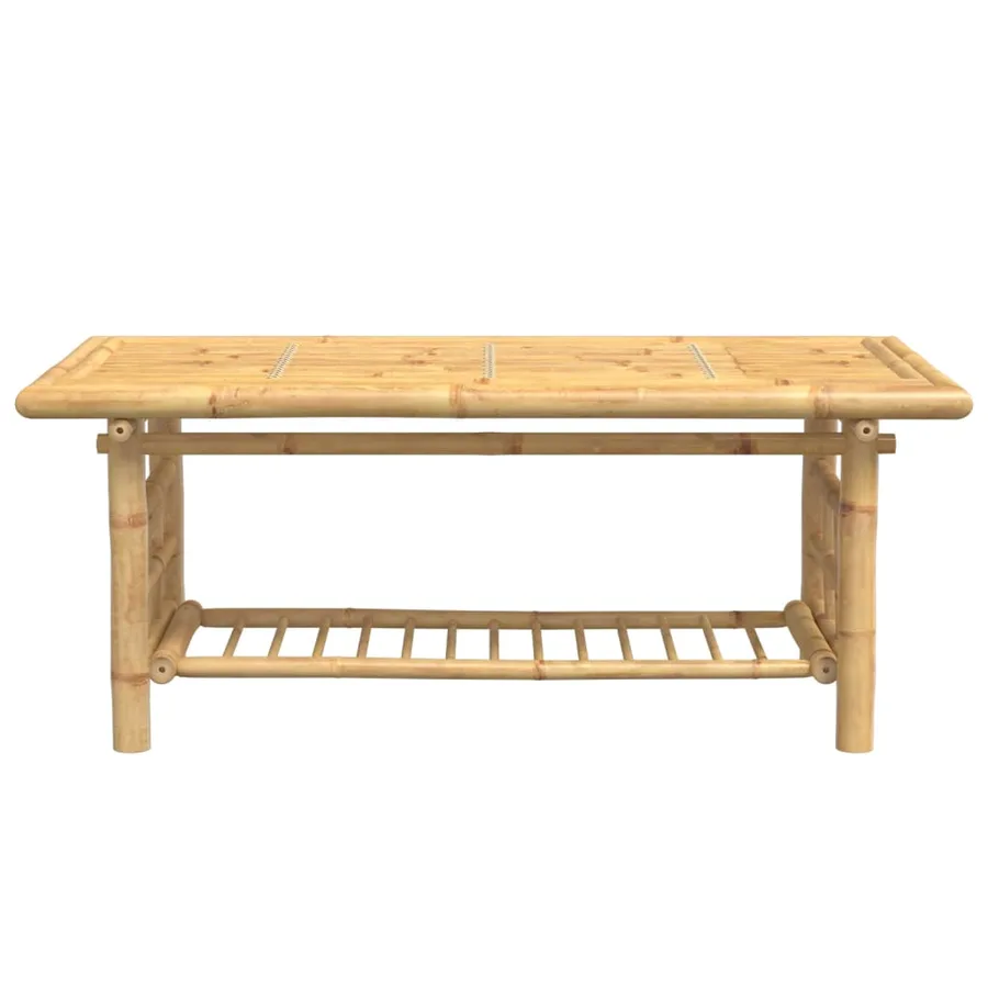 Table basse 110x55x45 cm bambou - 3
