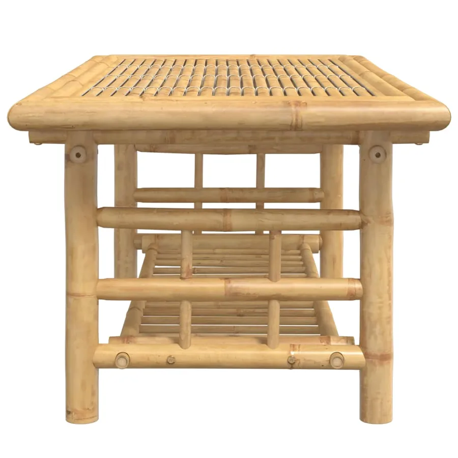 Table basse 110x55x45 cm bambou - 4