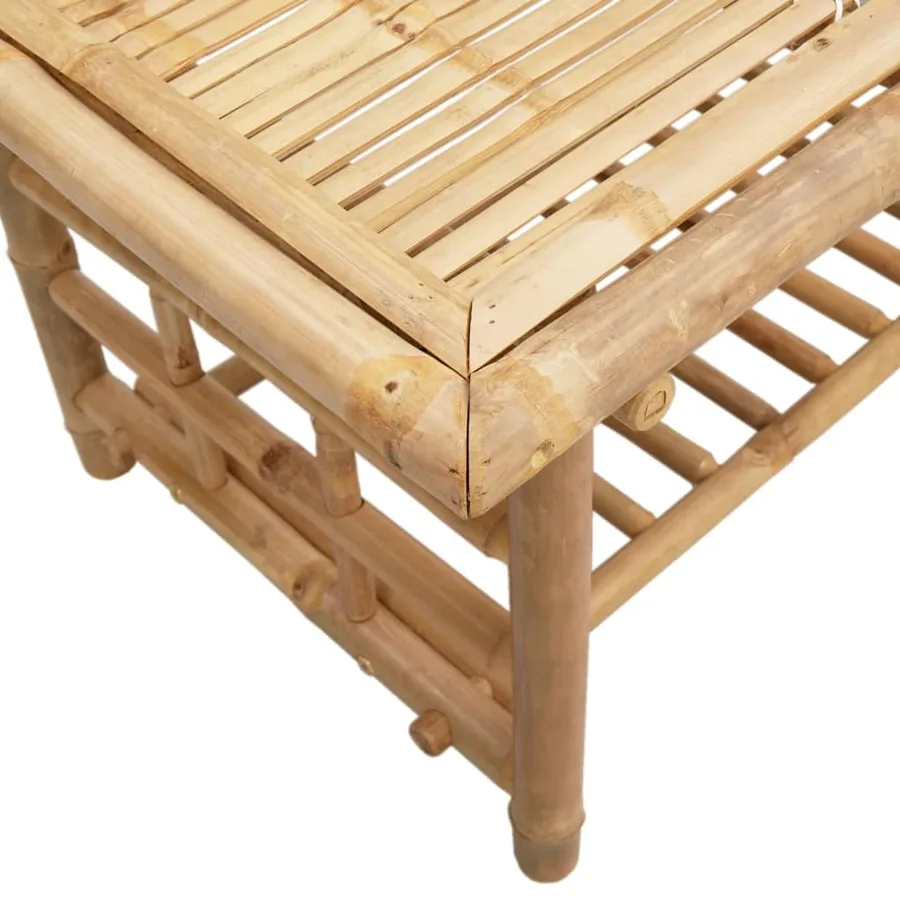 Table d’appoint 45x45x45 cm bambou - 6