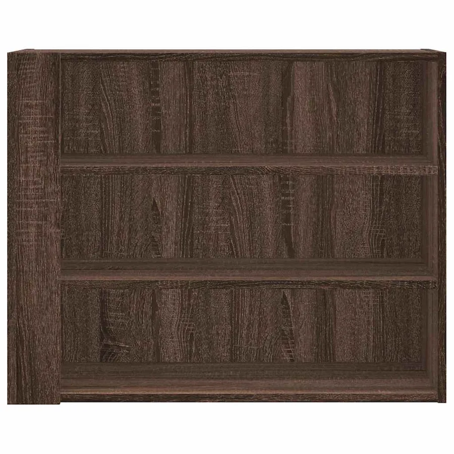 Armoire murale chêne marron 75x35x60 cm bois d'ingénierie - 4