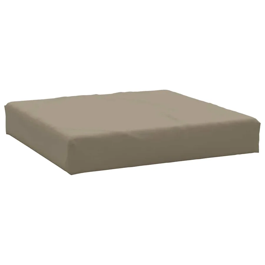 Coussin de palette taupe 60x60x9,5 cm tissu oxford - 2