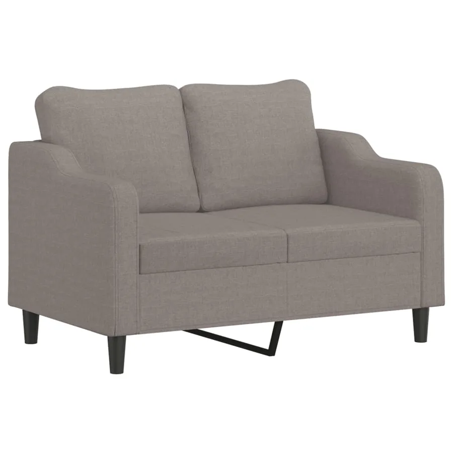 Ensemble de canapés 3 pcs avec coussins Taupe Tissu - 3