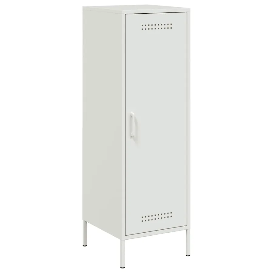 Buffet haut blanc 36x39x113 cm acier - 2