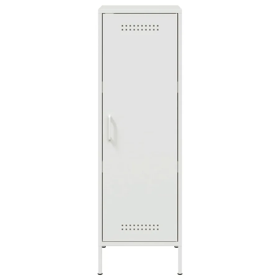 Buffet haut blanc 36x39x113 cm acier - 6