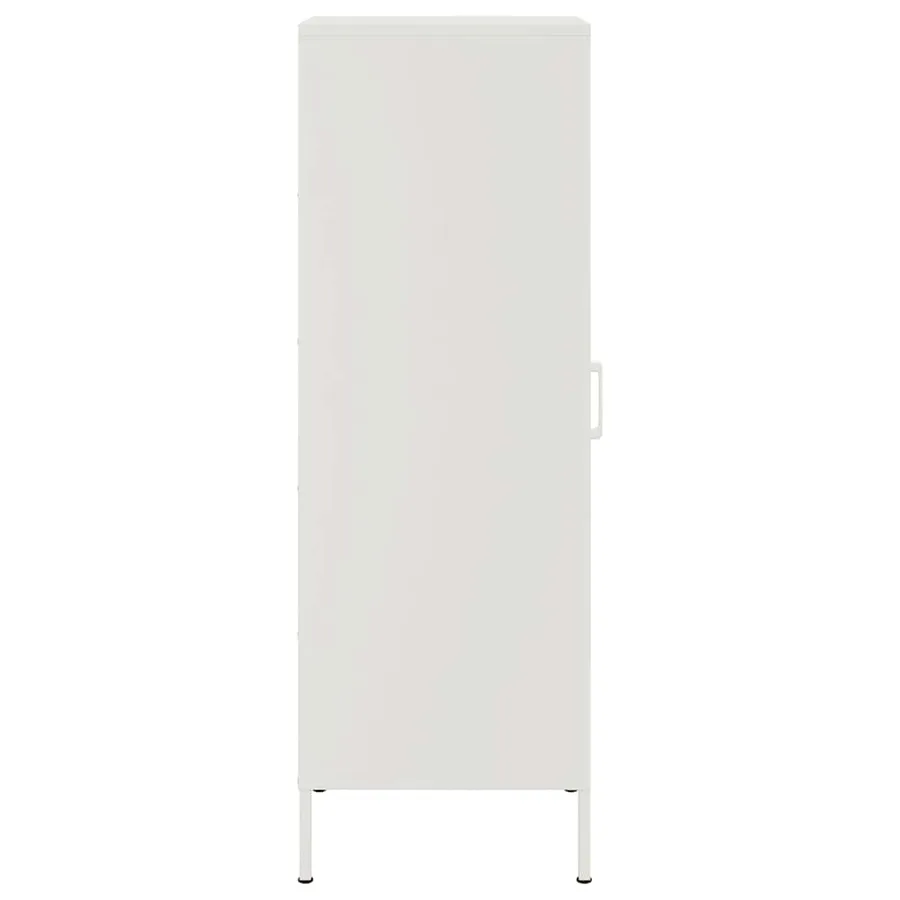 Buffet haut blanc 36x39x113 cm acier - 7