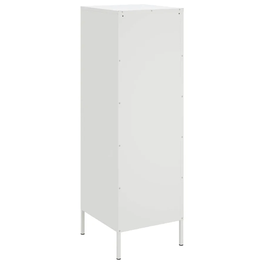 Buffet haut blanc 36x39x113 cm acier - 8