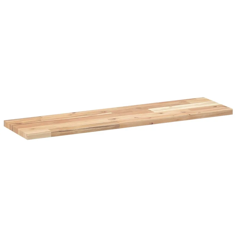 Étagères flottantes 2 pcs 100x20x2 cm acacia massif non traité - 6