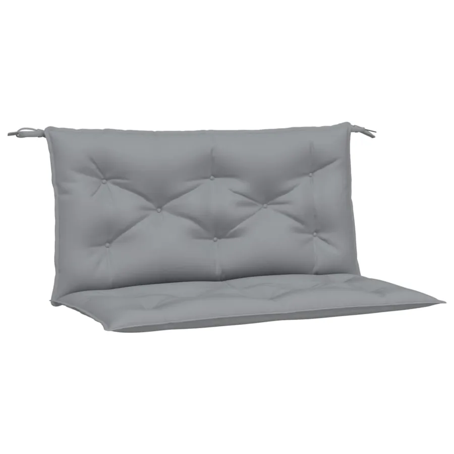 Coussins de banc jardin lot de 2 gris 100x50x7 cm tissu Oxford - 2