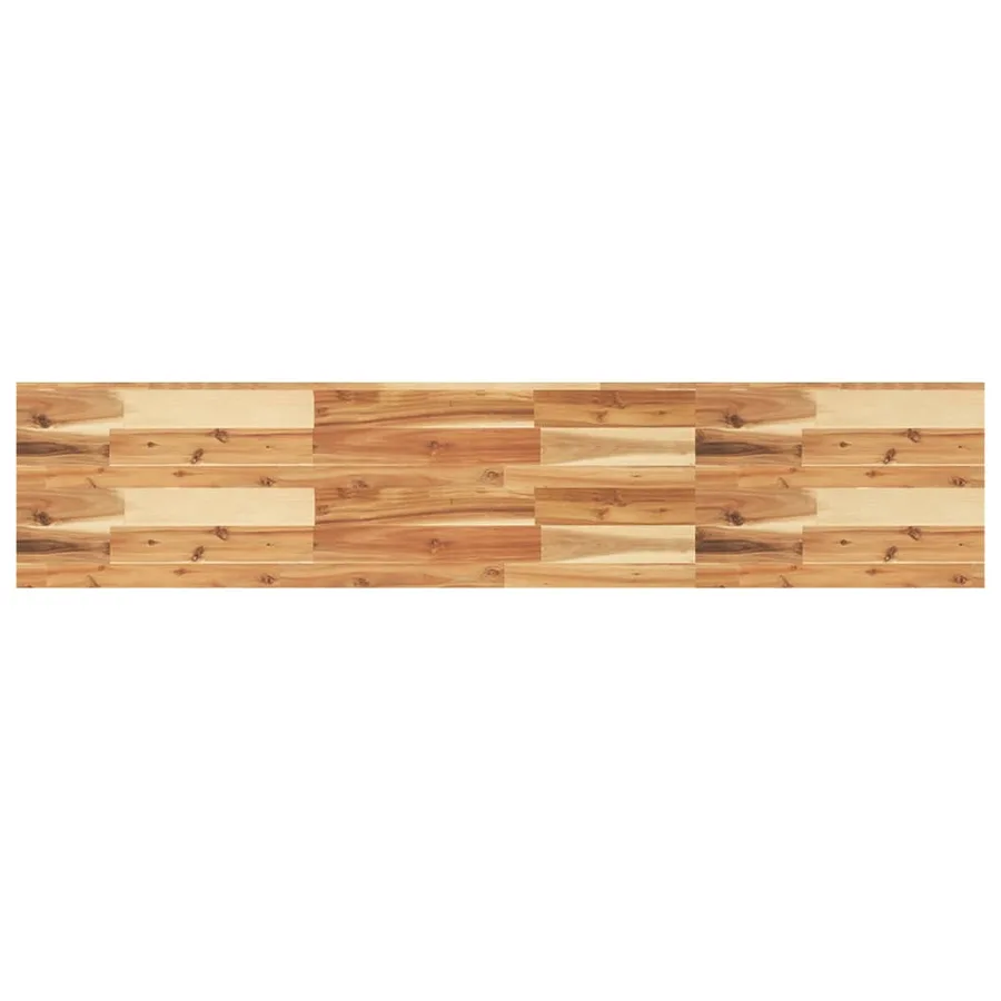 Étagère flottante 120x30x4 cm acacia massif finition à l'huile - 2