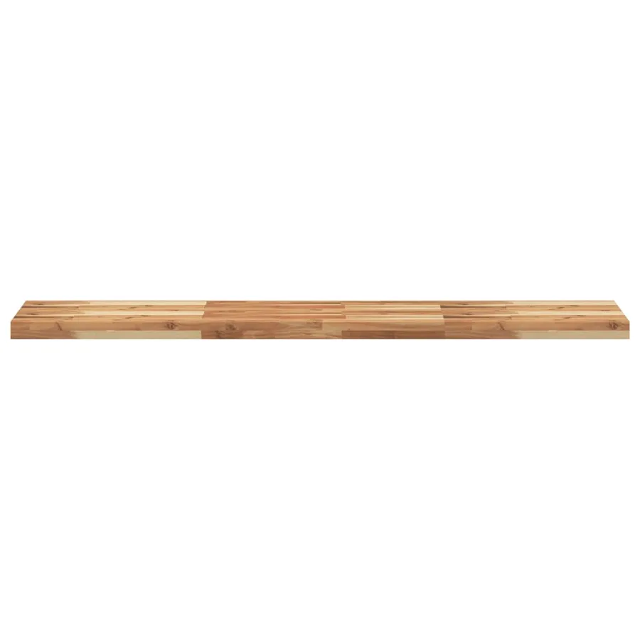 Étagère flottante 120x30x4 cm acacia massif finition à l'huile - 4