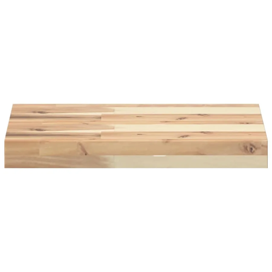 Étagère flottante 60x30x4 cm bois d'acacia massif non traité - 4