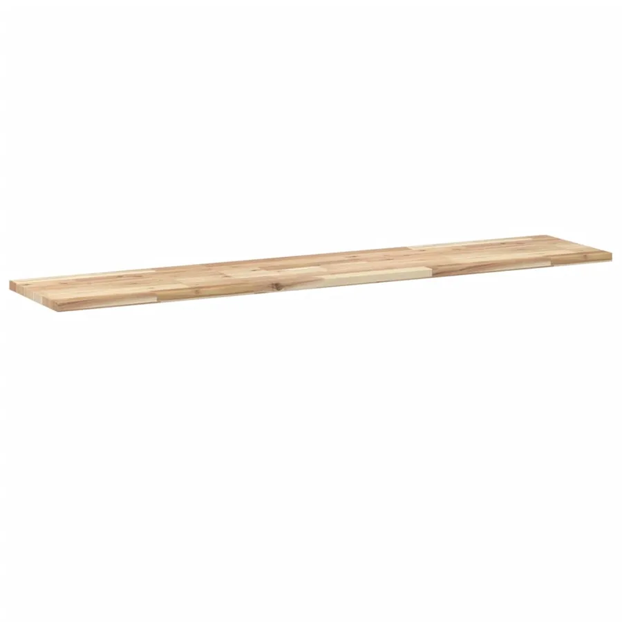 Étagère flottante 140x30x2 cm bois d'acacia massif non traité - 3